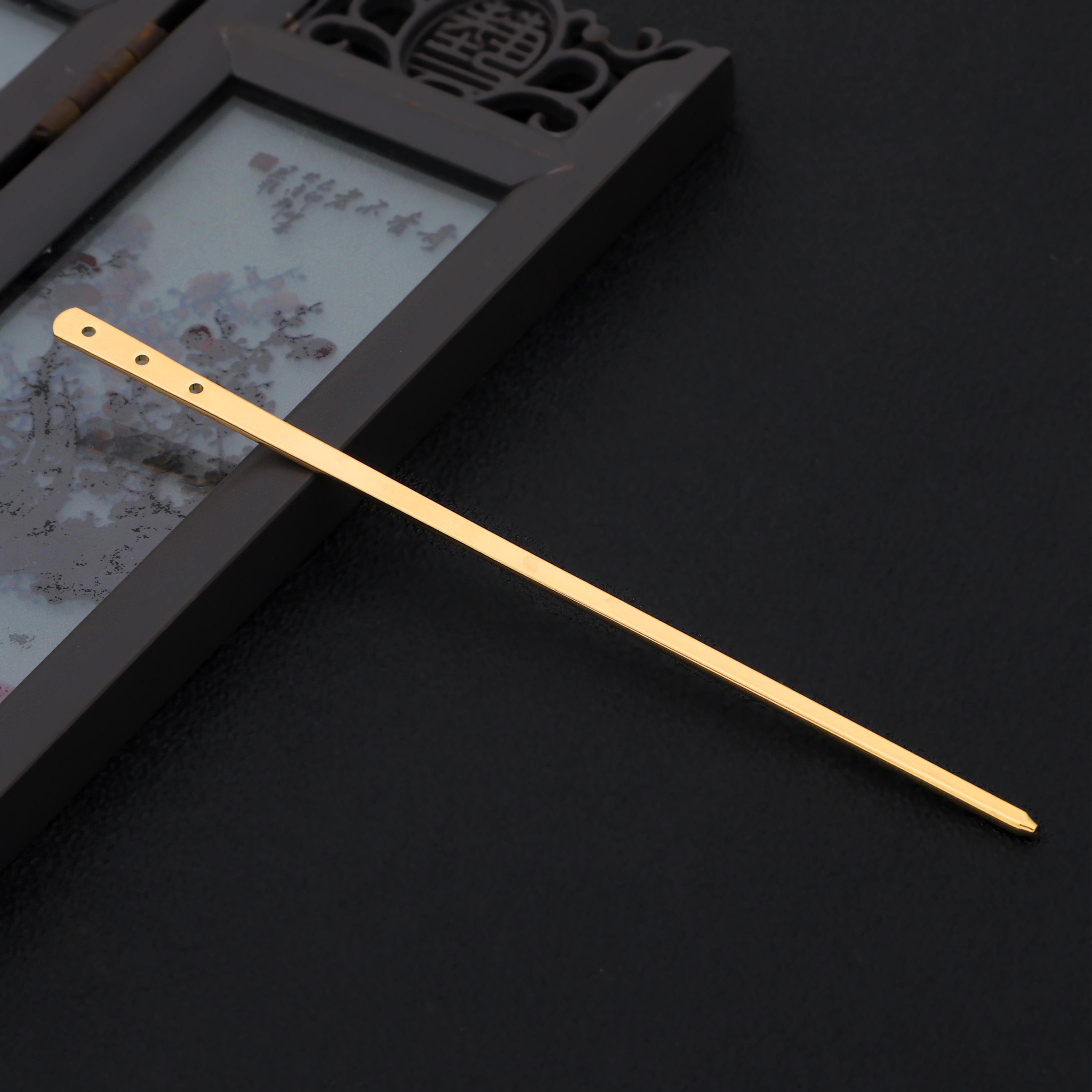 

Медная шпилька для изготовления ювелирных изделий своими руками, материал аксессуаров для рукоделия 4x118mm золотистый