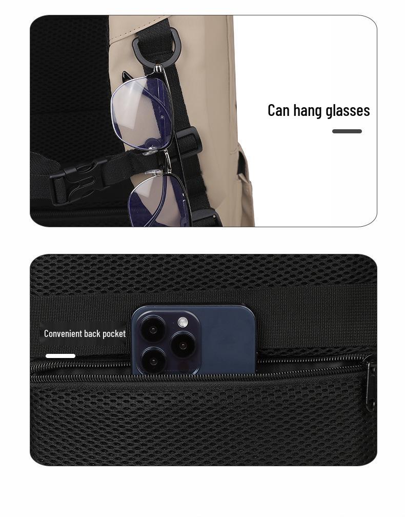 Trendy Men's Large Capacity Casual Backpack for College and Travel