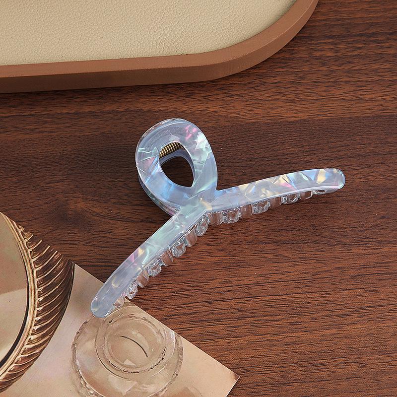 Korean Transparent Candy Jelly Hair Clips: Versatile Claw & Shark Clips for Stylish Hair Buns