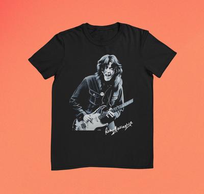 Bedankt Voor Muziek Rory Gallagher Shirt Korte Mouw Zwart Unisex S-4XL Unisex T-shirt