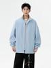 2025 Men's Trendy Color Block Patchwork Jacket - Retro Loose Fit with Lapel for Spring/Autumn