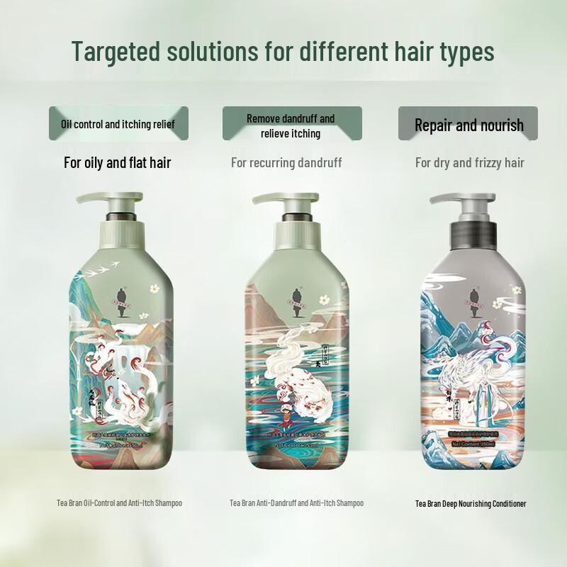 Adolph Anti-Dandruff Tea Bran Shampoo (Shanhaijing Series)