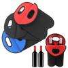 Neoprene Double Wine Tote Bag Reusable Carrier Cooler for 2 Standard