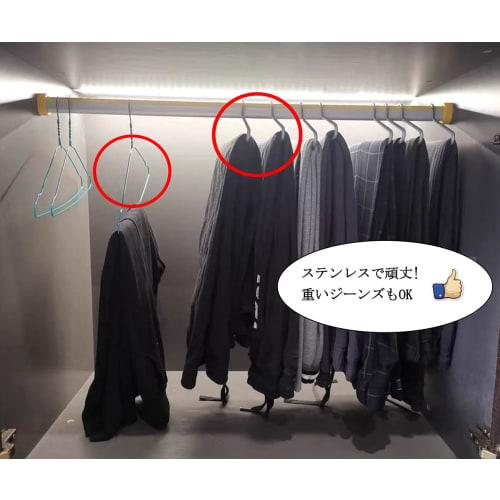 CLEKOD Non-Slip Trouser Hangers, Set of 8, for Slacks, Single Pants, and Long Skirts, Non-Marking, Space-Saving, Heavy-Duty, Gray