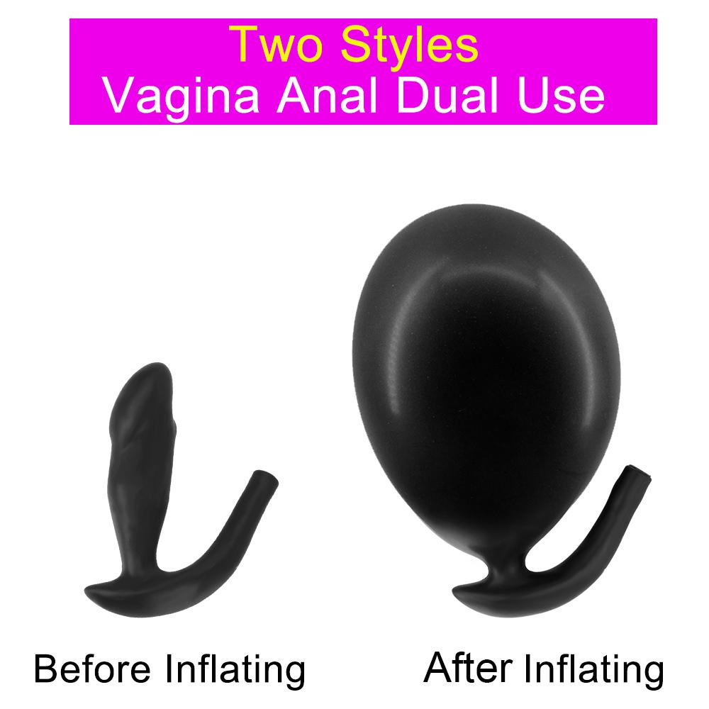 Go Out Silicone Inflated Super Big Anal Plug Dildo Pump Butt Plug Anal Dilator Prostate Massage Anus Extender Dilatador Sex