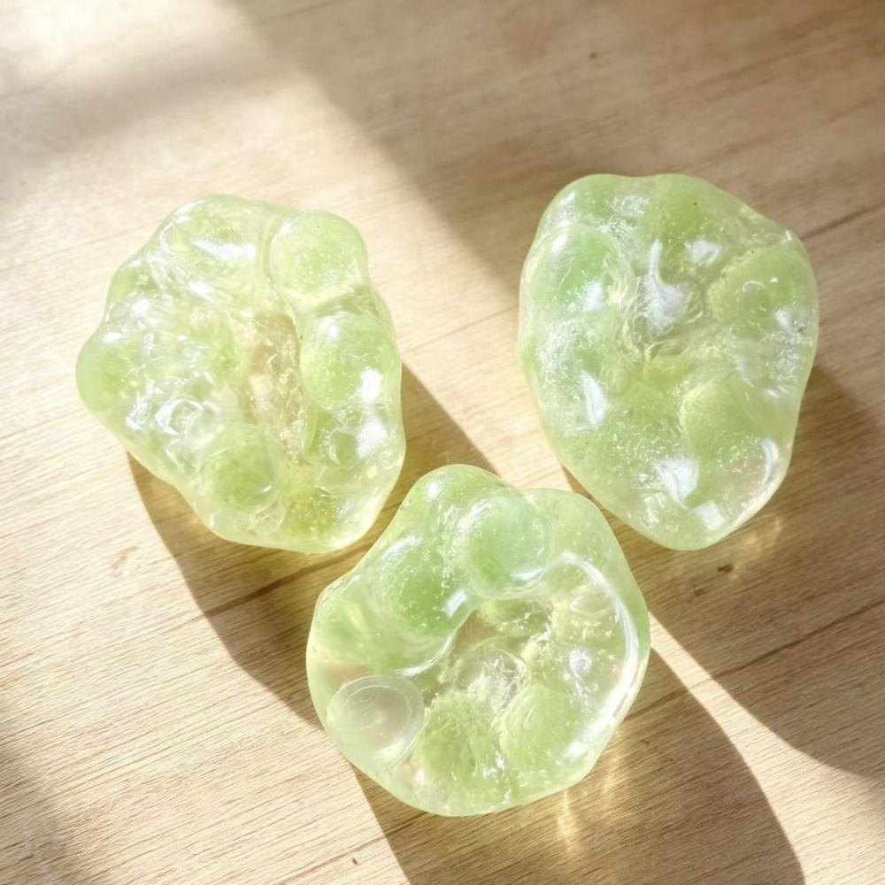 Sensory Fidget Orange Coconut Oil Handmade Ball Orange Fruit Series TPR Fidget Toy  Kids Adults
