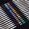 Shuttle Art Metallic Marker Pen 30 Color Set Adult Coloring Book Water-Based Quick-Drying Suitable Photo Albums Handmade Cards Years Surfaces Like