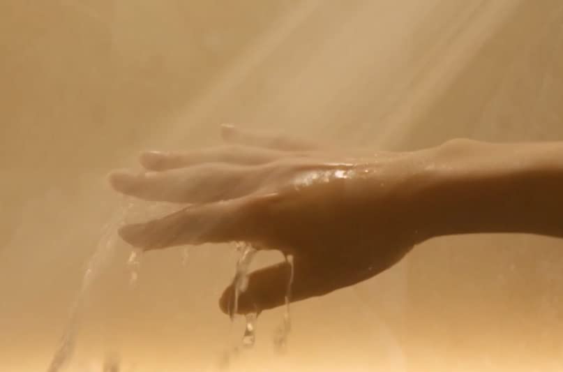 amane shower head Effective for low water pressure Comes with 3 types of adapters Easy to replace in Soft blue Amane/Amane (soft blue) [Made Japan]