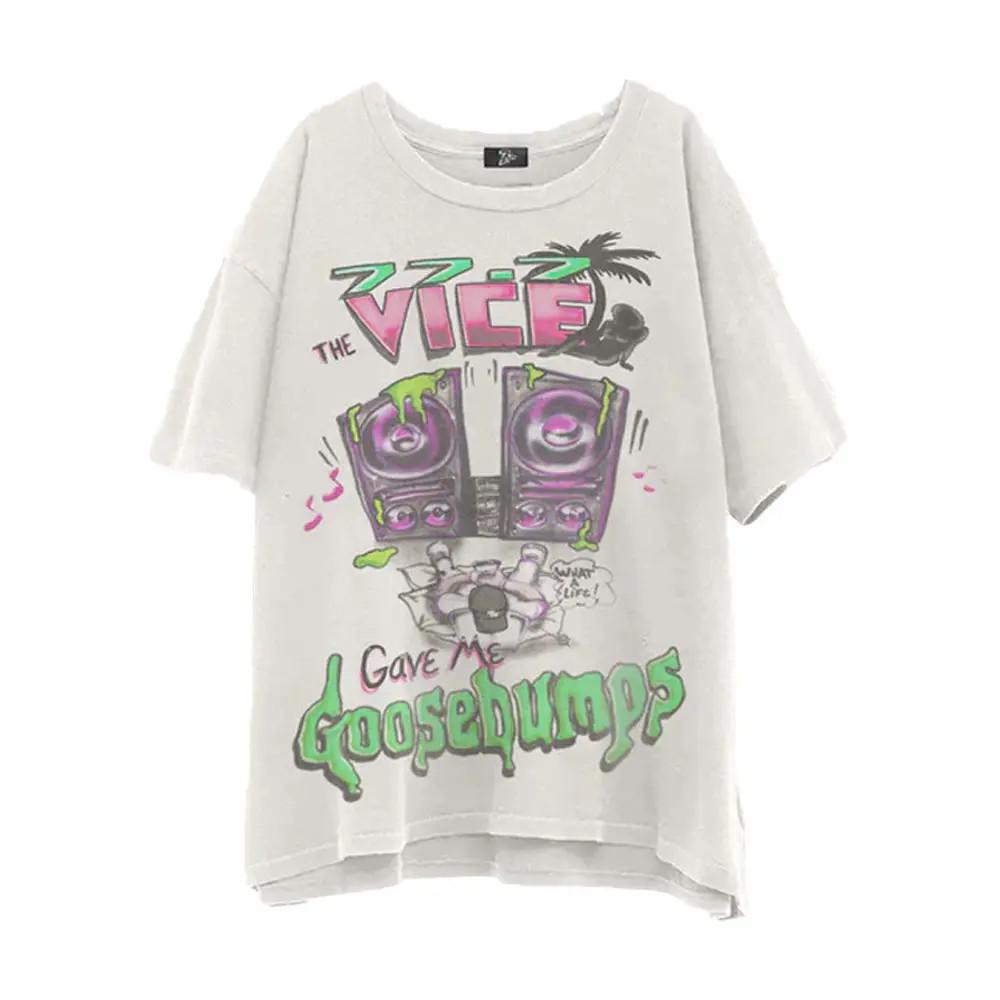 Vintage 90s Goosebumps Triple Sevens Shirt Horror Graphic Tee S-5XL S