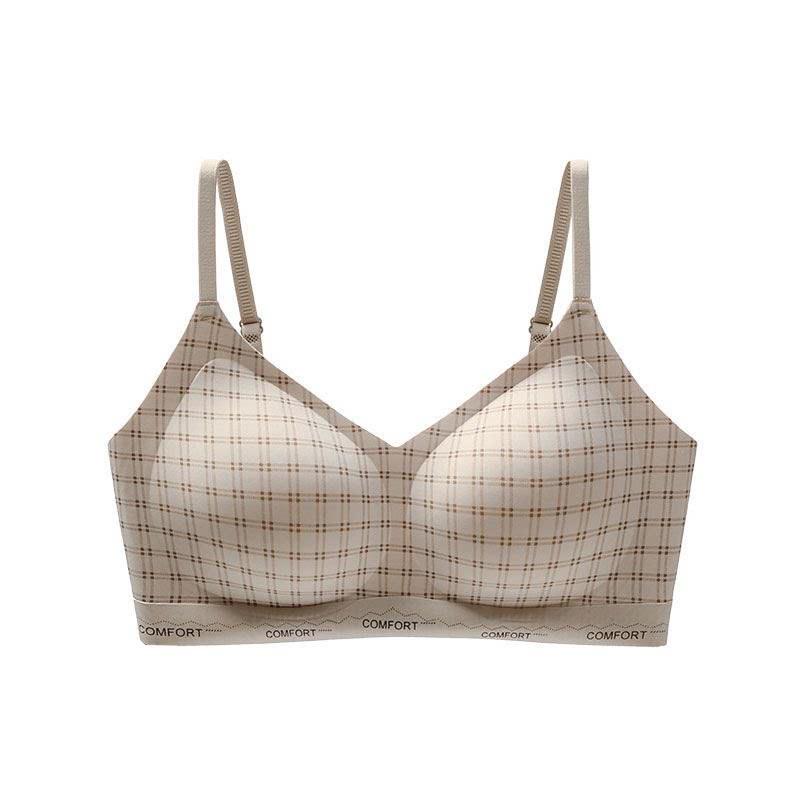 

Women s 2026 Retro Leopard Print Seamless Bra - Soft, Comfortable, Beautiful Back, Fixed Cups 70AB (85-95 Jin)