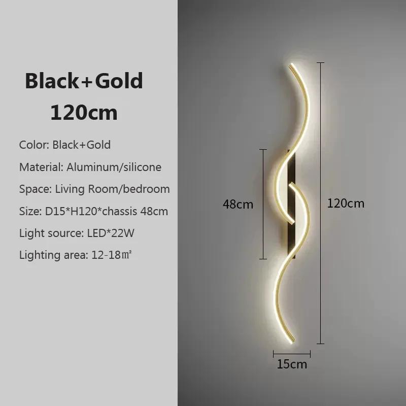 Modern LED Wall Lamp For Living Dining Room Bedroom Bedside Aisle Wall Lights Home Decoration Interior Wall Decor Lighting