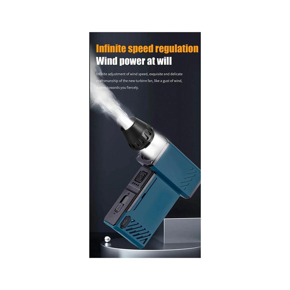 130000RPM Hight Power Outdoor Handheld Fan Camping Violent Fan Motor Turbofan Portable Vacuum Cleaner and Dust Blower A