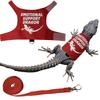 Lizard Harness and Leash Set, Pet Reptile Outdoor Chest and Back Strap, Specifically Designed for Chameleons and Squirrels