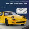 LYZRC New 1:24 Mazda RX7-FC Large Car Model Ornament Simulation Alloy Car Children's Toy Car Sports Car Genuine Collection Boy Gift