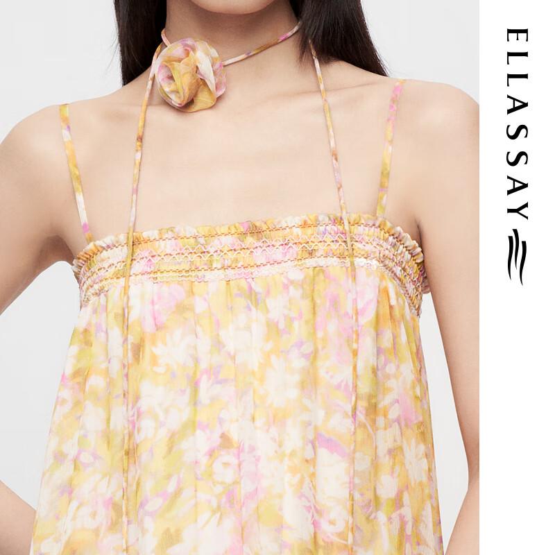 ELLASSAY 2025 Summer Multi-Wear Floral Flowy Vacation Skirt