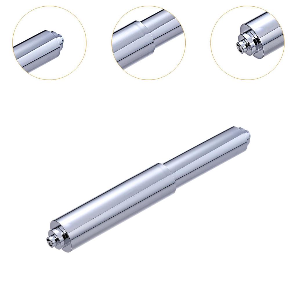 4 Pieces Toilet Paper Holder Replacement Rods,Utility Bathroom Accessories,Toilet Paper Roller Spindle Spring Loaded Roller