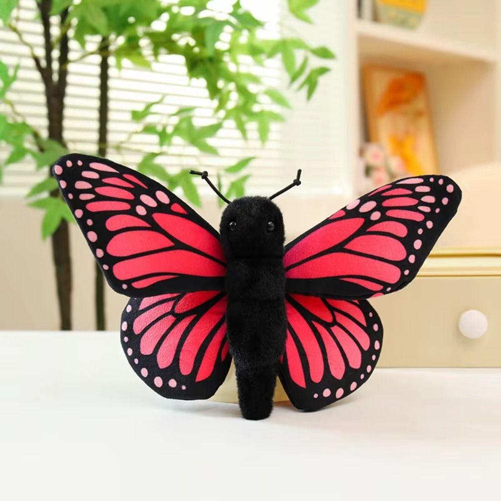 Educational Insect Plush Toy Cute Simulation Spider Plush Toy Butterfly Stuffed Doll  Birthday Gift