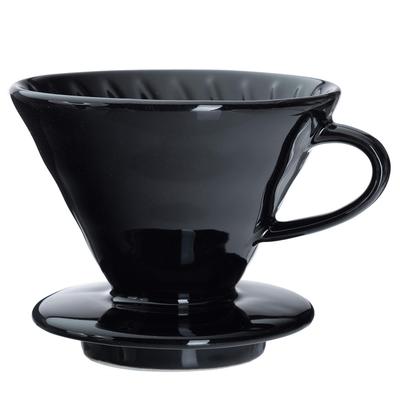 Pour Over Kaffeedripper, Wiederverwendbarer Keramik-Kaffeefilter für Zuhause, Büro, Café, Einfacher manueller Brühbereiter Geschenk, Größe 02