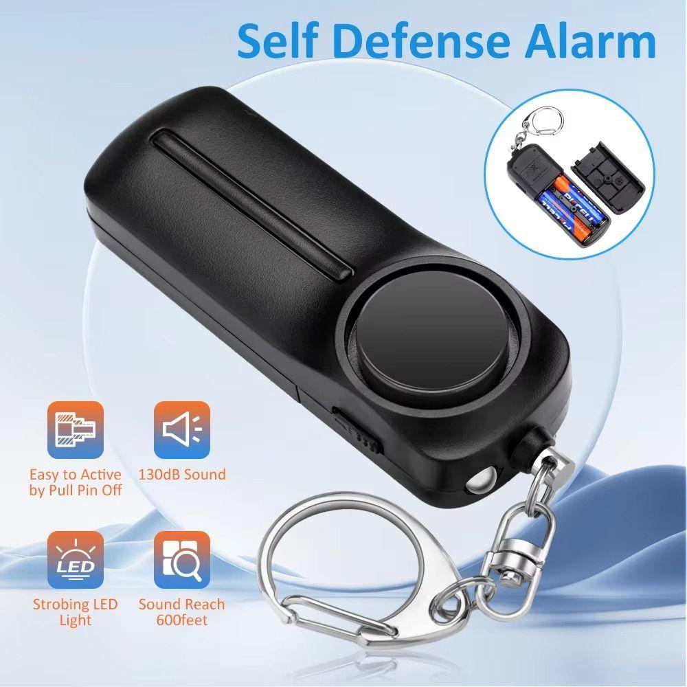 Loud Sound Personal Security Alarm 130dB Loud Emergency Safety Alarm Alarm Keychain For Child