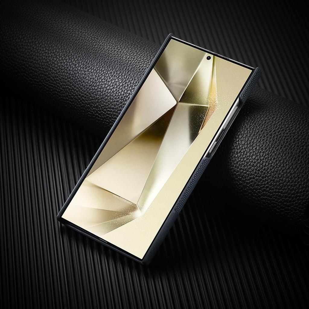 S26 Ultra PU Leather Anti-Slip Case for Samsung S24U/S25U - Drop-Proof, Full Coverage