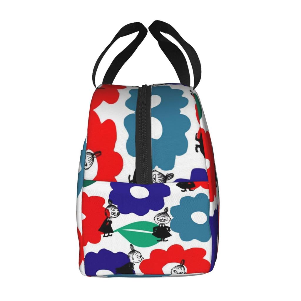 Moomin Little My Lunch Bag with Insulated Clasp Closure and Compact and Stylish Portable Insulated Lunch Soft Cooler Unisex Bag for Commuting and 13cm