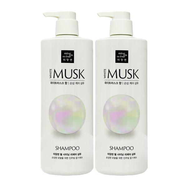 mise en scène Pearl Shining Repair Shampoo White Musk Scent 1000ml X2