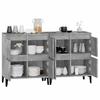Vidaxl Chests of Drawers, 2 Pcs., Concrete Gray, 60X35X70 Cm