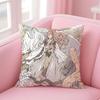 Beautiful Cool Comics The Twelve KingdomsK Cushion Cover Pillow Case Soft Skin Friendly Fabric  Concealed Zipper