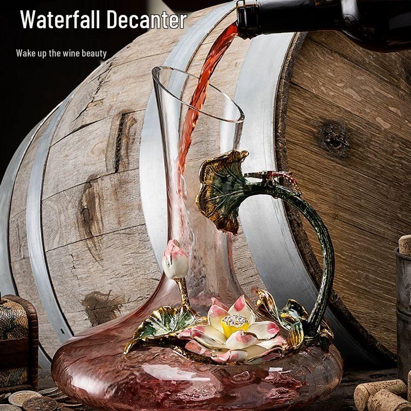 

Xuan Kun Pai Crystal Glass Wine Decanter