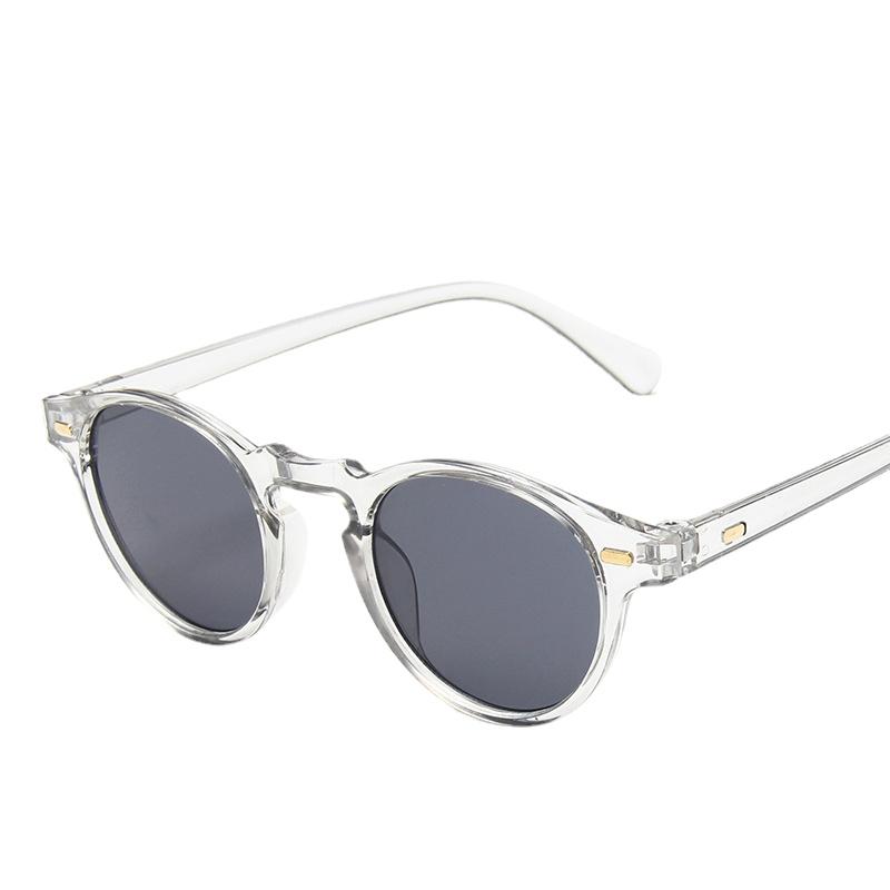 Retro Fashion Tom Round Style Sunglasses Men Vintage Women Brand Design Sun Glasses Male Female Uv400