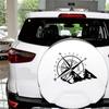 Car Off Road Suv Window Glass Hoods Body Side White Compass Totem Decal Sticker