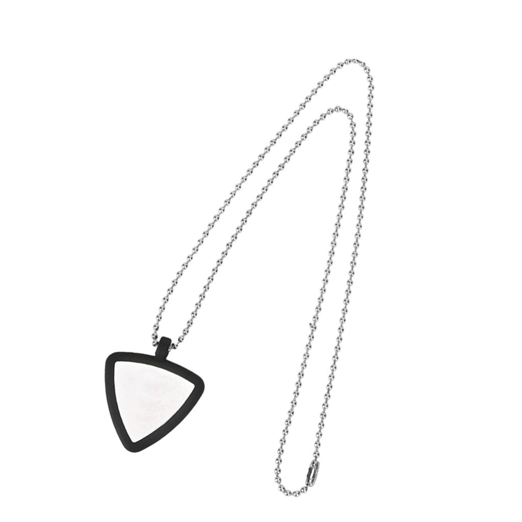 Adjustable Silicone Necklace Guitar Accessory Necklace for Guitar Pick Organization Electric Bass Musician Present