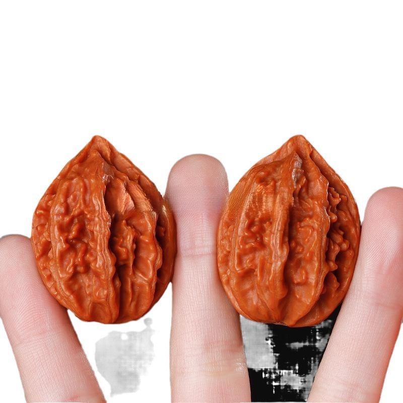 Old Tree High Toss Handcrafted Wenwan Lion Play Walnuts - Fine Pair of Four-Hand String for Men.