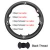 Hand Sewing Car Steering Wheel Cover Suede Cow Leather For Mercedes-Benz A-Class W177 C-Class W205 E-Class W213 S-Class W222 GLC