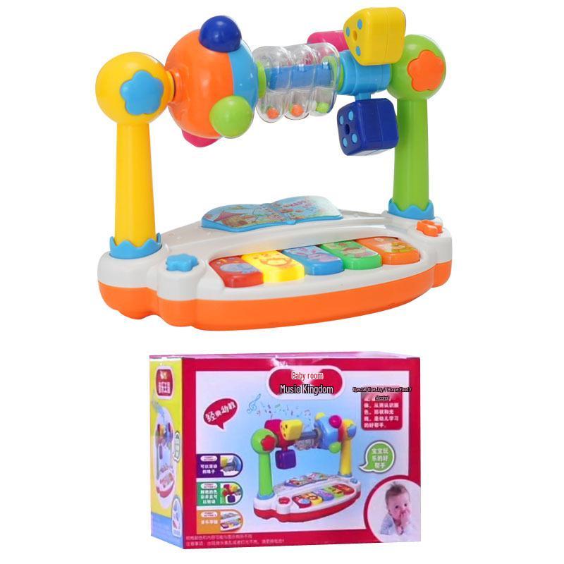 Multi-Function Baby Electronic Piano Toy: Cross-Border Musical Kingdom with Lights & Educational Songs