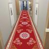 Classical Corridor Carpets Hallway Decor Chinese Style Long Runner for Aisle Passageway Decoration Home Red Carpet Washable Mats