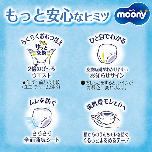 [Pants S Size] Moonyman Diapers (4~8kg) 216 Pieces (72 Pieces X 3) Case Item