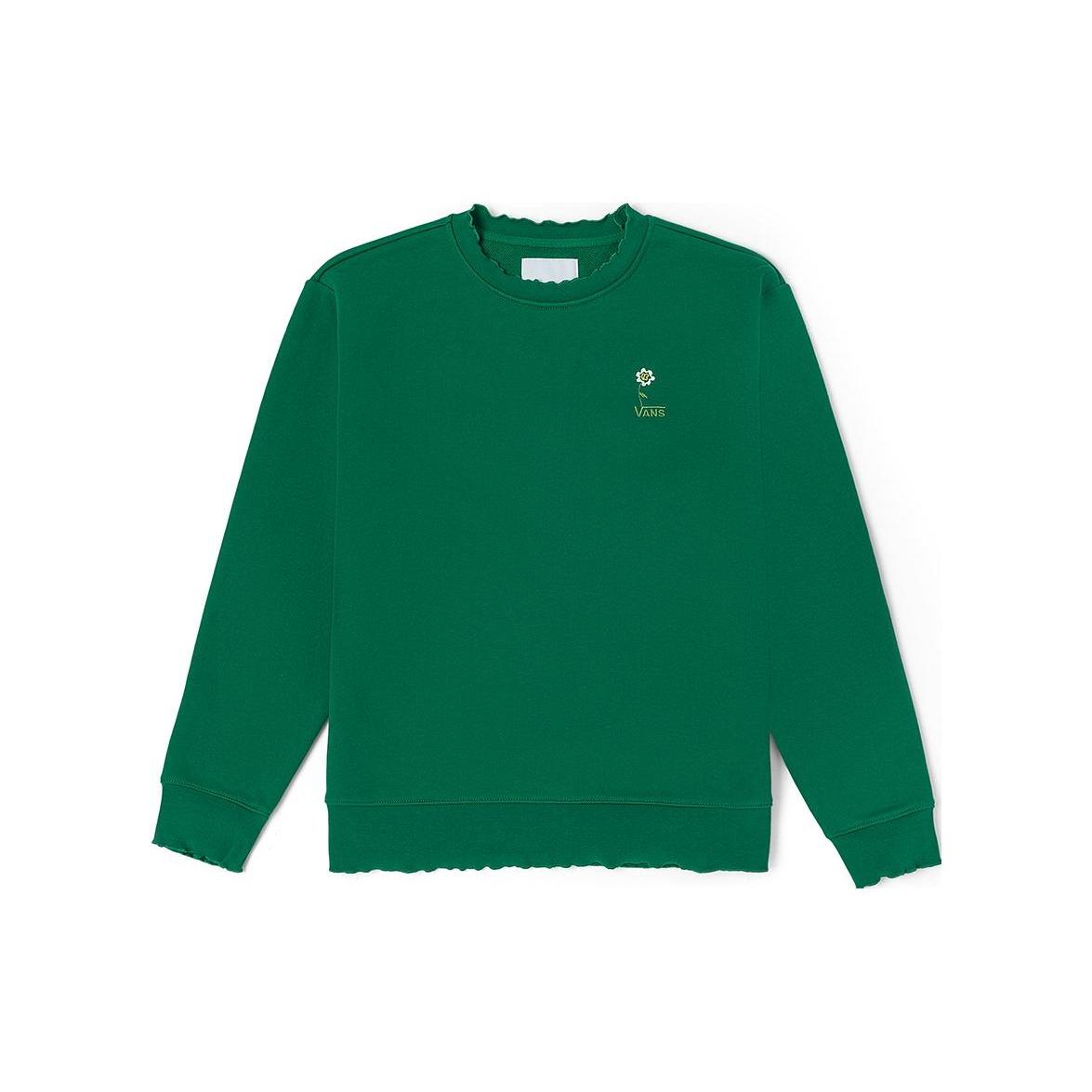 (WMNS) Vans Anaheim Floral Crew Sweatshirt Green Women s VN000449Y5L M