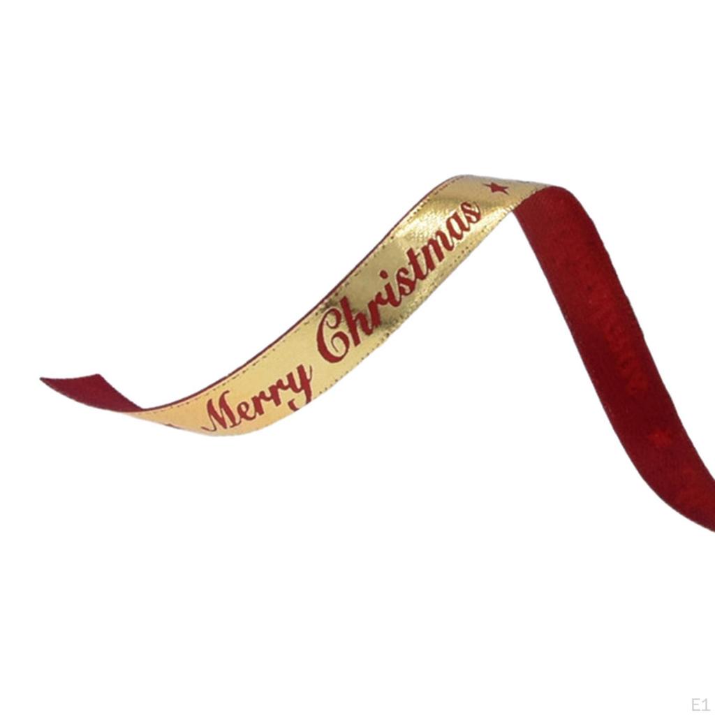 Christmas Ribbon Patterned Wrapping Ribbon, Decorative Accessory, DIY