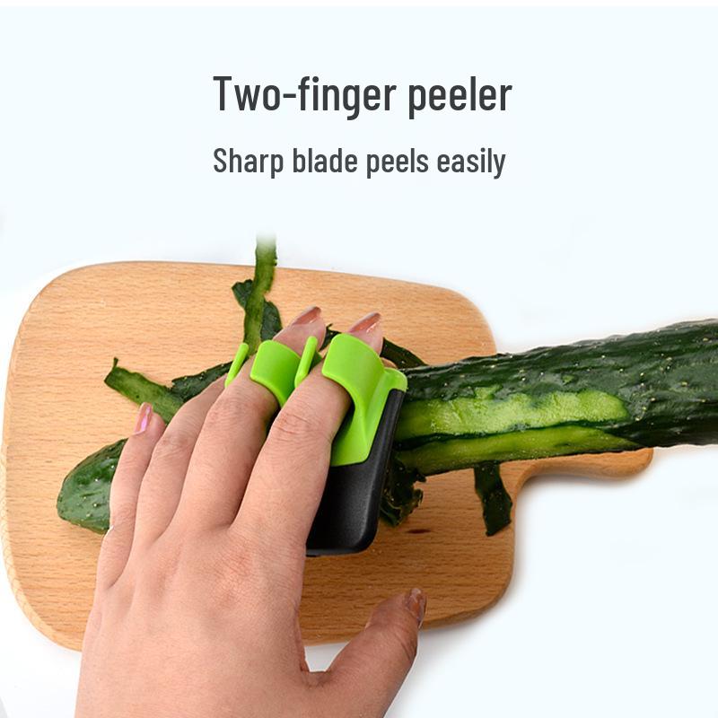 Innovative Stainless Steel Finger Fruit Peeler & Multi-Function Knife