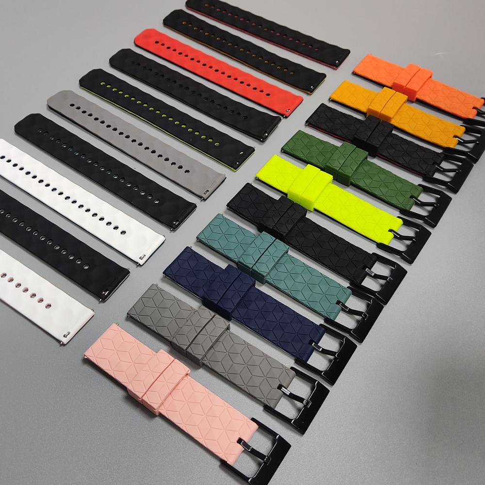 22mm Silicone Soft Strap For COROS PACE 4 APEX 4 42mm/APEX 46mm 2 Pro/PACE Pro 3 Sports Bracelet For Realme Watch S2 Watch Bands
