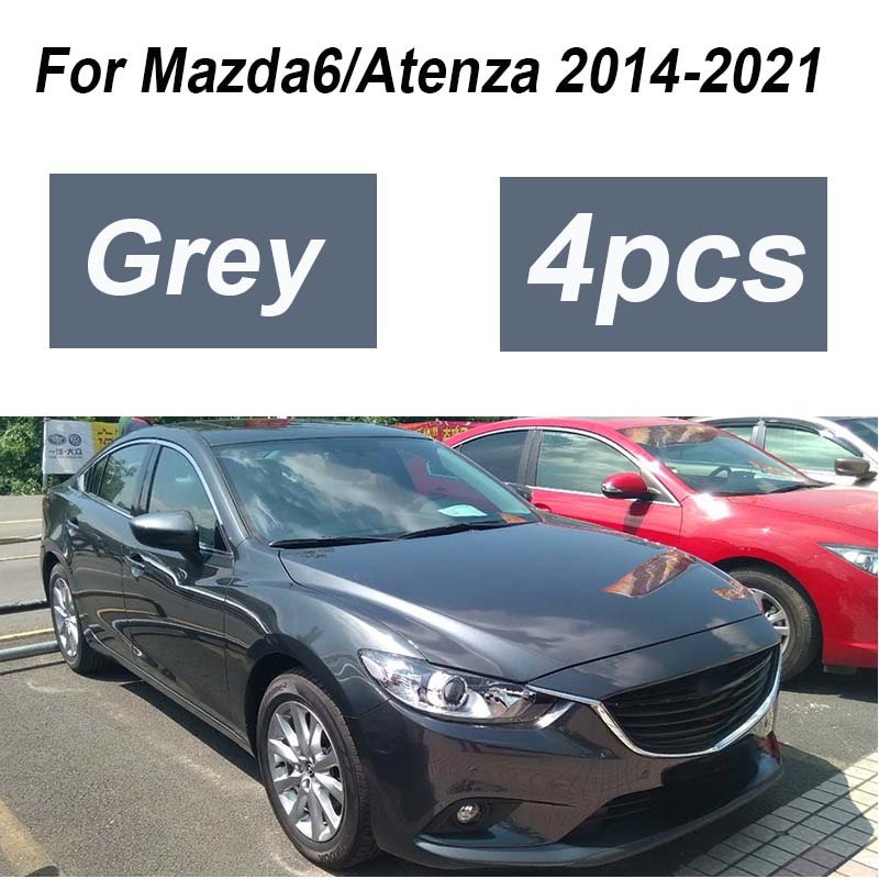 4PCS Painted For Mazda6 2017 Accessories 2014- Front Mud Flaps Rear Muds Guards Flaps Fenders Flares Wheels Car Accessories