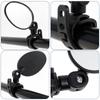 2Pc Bike Mirror Bike Rear View Mirrors Breakage-Proof Adjustable Bicycle Mirror 360° Rotation Bicycle Handlebar Rear View Mirror
