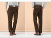 Men's Corduroy High-Waisted Loose Casual Trousers for Autumn/Winter (50+, Large Size)