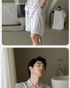 Xuan Liang Men's Summer Ice Silk Sleepwear Set