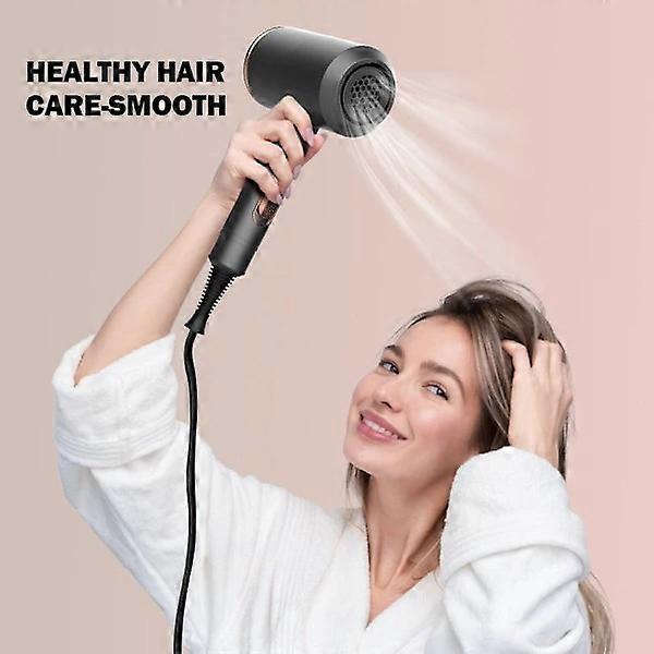 Hair dryer with diffuser and concentrator 5 speeds Black Black