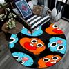 Gumball pattern round rug,Carpet Rug for Living Room Bedroom Playroom ,Non-slip Floor Mat,Holiday Gifts and Birthday Gifts.