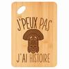 Cutting Board - PLANETEE - 'Histoire J'peux Pas' Aperitif Tray - Bamboo - 30x20x1 Cm - Hole Ø24 Mm