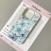 Blue Watercolor Floral Butterfly Print Phone Case For Samsung A05 A06 A07 A15 A16 A34 A35 A53 A54 S23 S25 Ultra Protective Cover