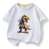 Boys' Summer 2025 Pure Cotton Short Sleeve T-Shirt - Trendy and Cool
